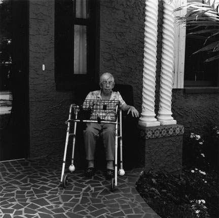 elderly patient with walker